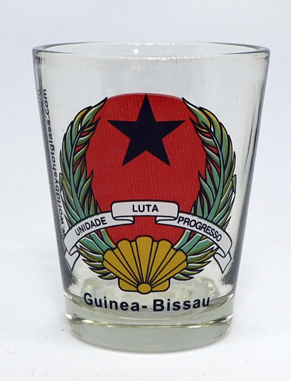 Guinea-Bissau Coat Of Arms Shot Glass