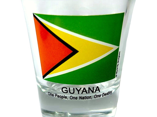 Guyana Flag Shot Glass