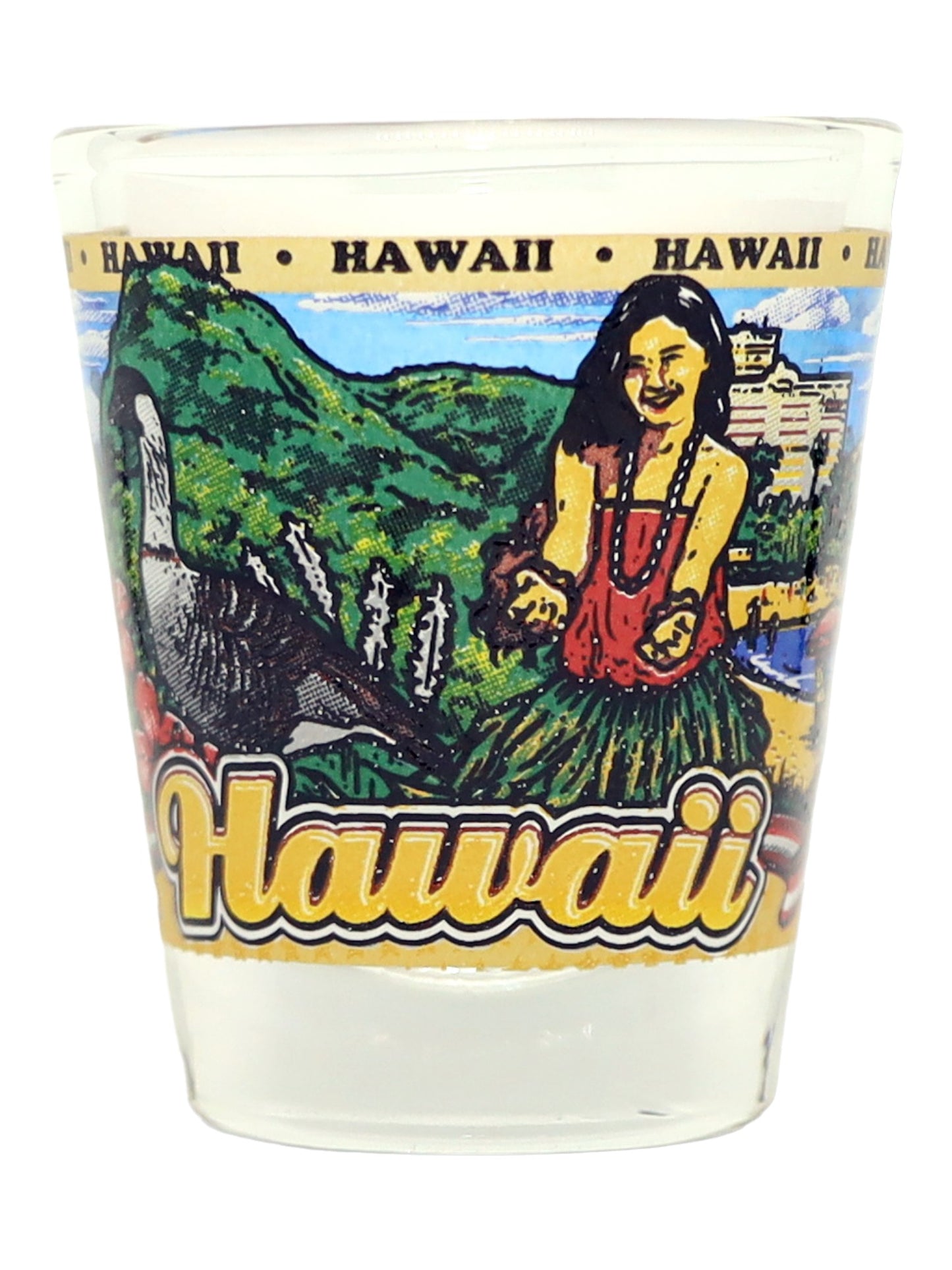 Hawaii United States USA Souvenir Boxed Shot Glass Set (Set of 6)