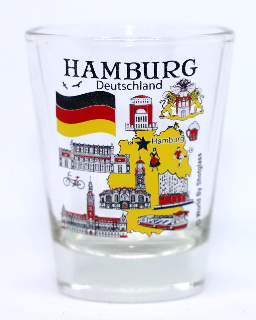 Hamburg Germany Great German Cities Collection Shot Glass