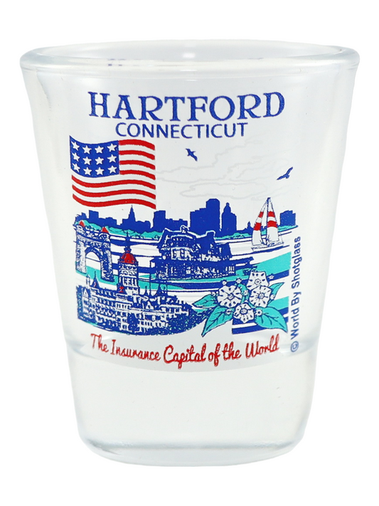 Hartford Connecticut Great American Cities Collection  Shot Glass