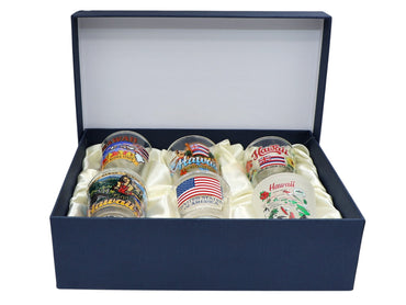 Hawaii United States USA Souvenir Boxed Shot Glass Set (Set of 6)