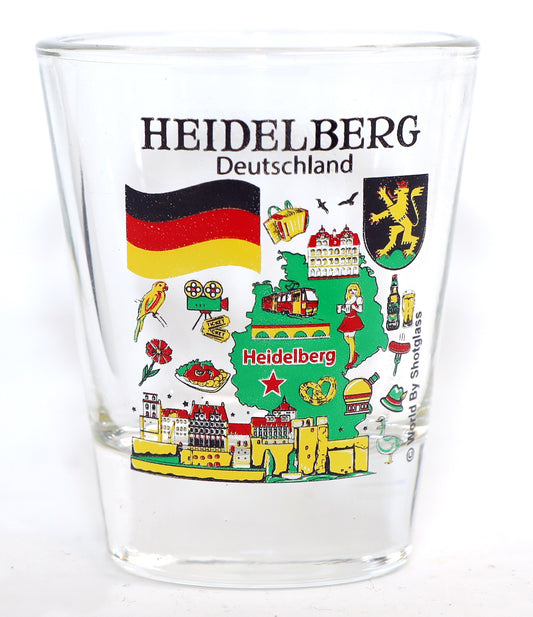 Heidelberg Germany Great German Cities Collection Shot Glass