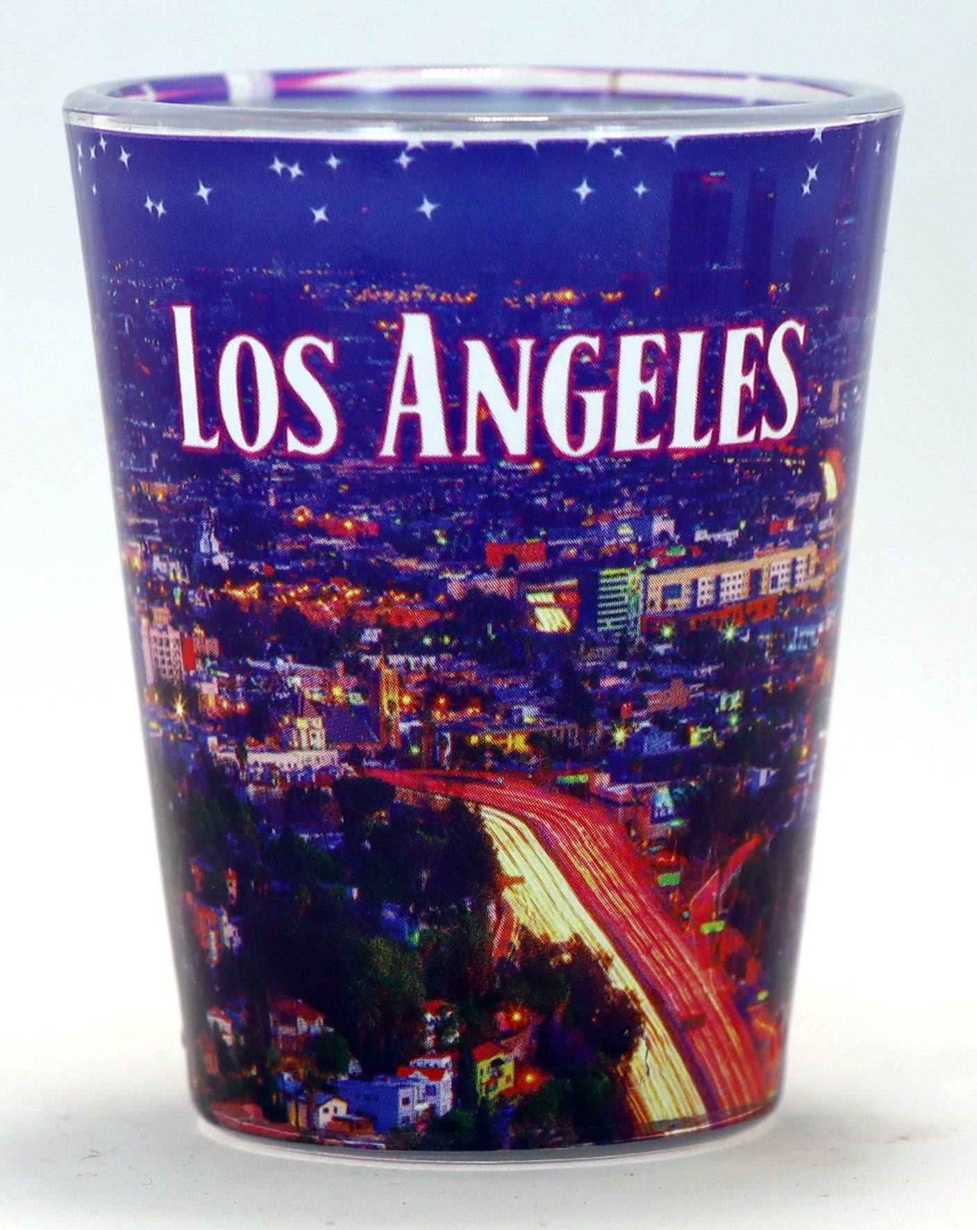 Hollywood California Searchlights Shot Glass