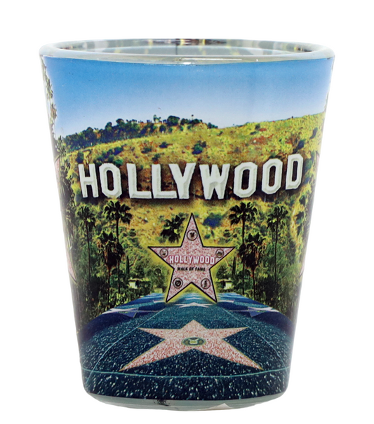 Hollywood California Walk of Fame Palms Shot Glass