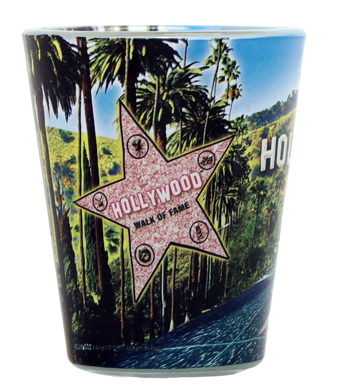 Hollywood California Walk of Fame Palms Shot Glass