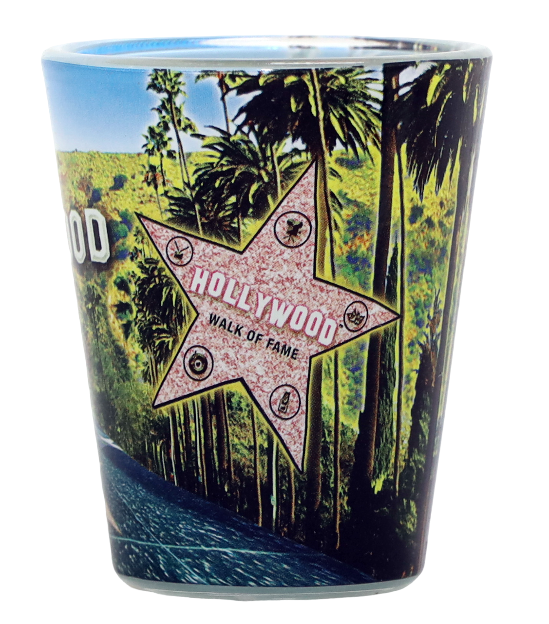 Hollywood California Walk of Fame Palms Shot Glass