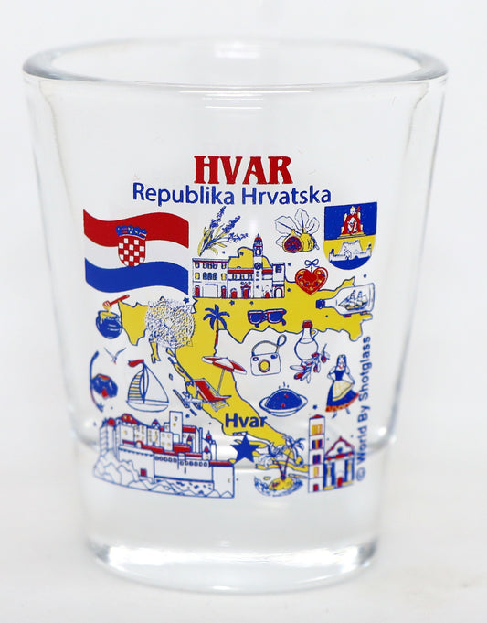 Hvar Croatia Great Croatian Cities Collection Shot Glass