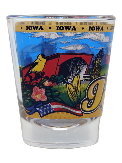 Iowa State Wraparound Shot Glass