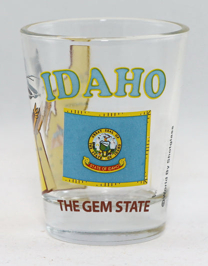 Idaho The Gem State All-American Collection Shot Glass