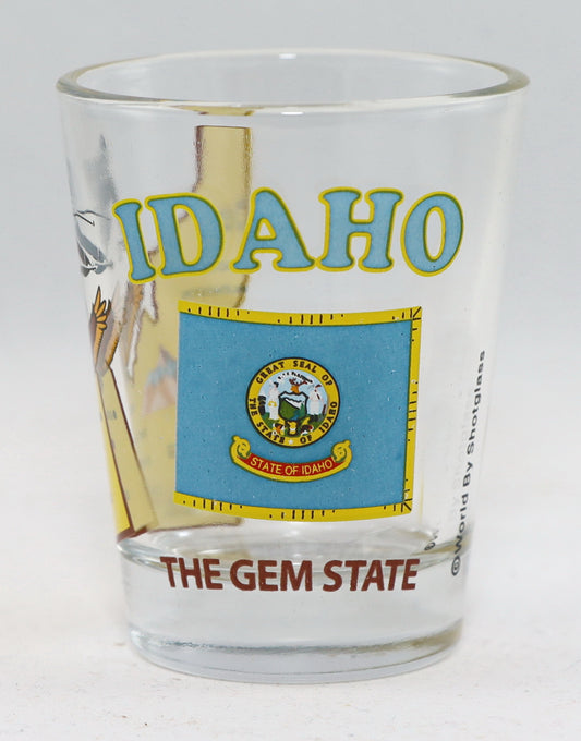 Idaho The Gem State All-American Collection Shot Glass