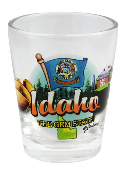 Idaho United States USA Souvenir Boxed Shot Glass Set (Set of 6)