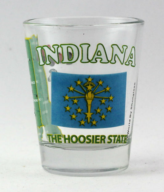 Indiana The Hoosier State All-American Collection Shot Glass