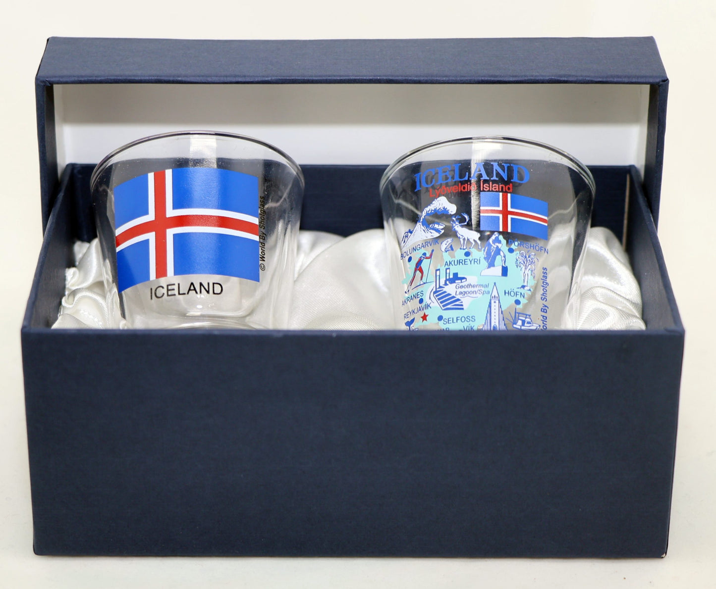 Iceland Souvenir Boxed Shot Glass Set (Set of 2)