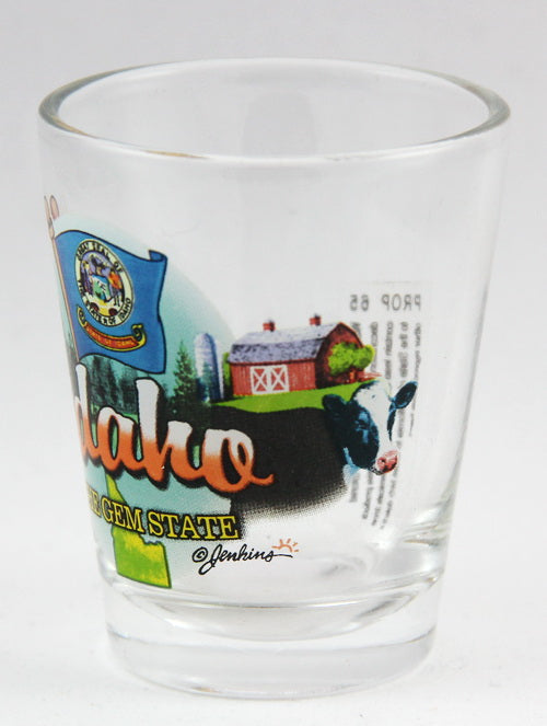 Idaho Gem State Elements Shot Glass