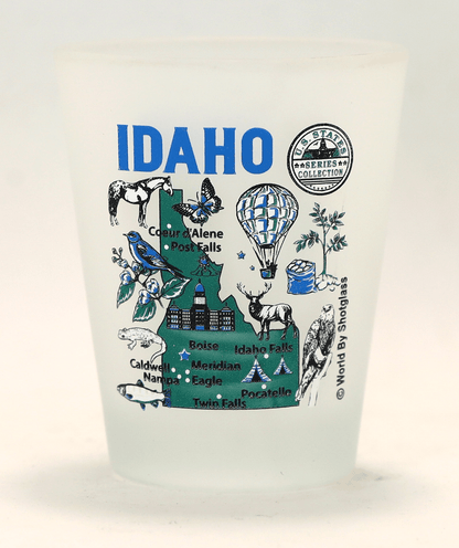 United States USA Mountain West States Souvenir Boxed Shot Glass Set (Set of 6)