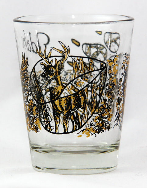 Idaho Eagle Deer and Wolf Shot Glass