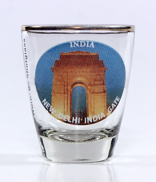 India New Delhi India Gate Shot Glass