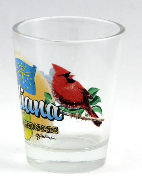 Indiana Hoosier State Elements Shot Glass