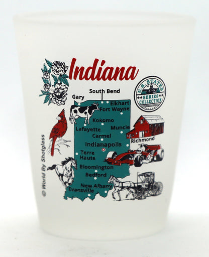 United States USA Midwestern Great Lakes States Souvenir Boxed Shot Glass Set (Set of 6)