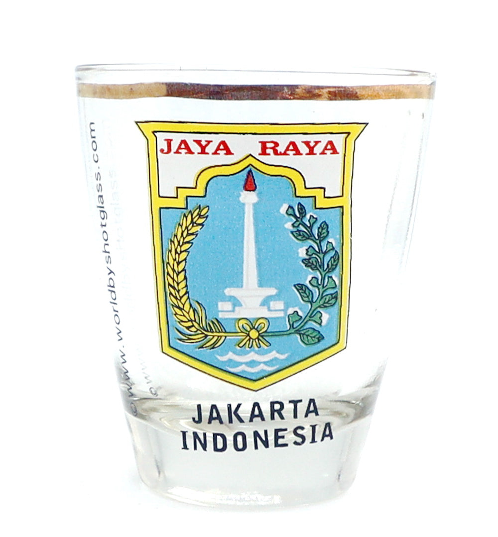 Indonesia Jakarta Shot Glass