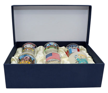 Iowa United States USA Souvenir Boxed Shot Glass Set (Set of 6)