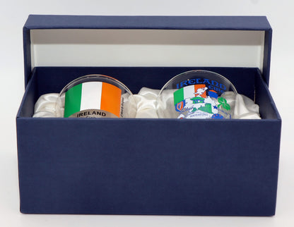 Ireland Souvenir Boxed Shot Glass Set (Set of 2)