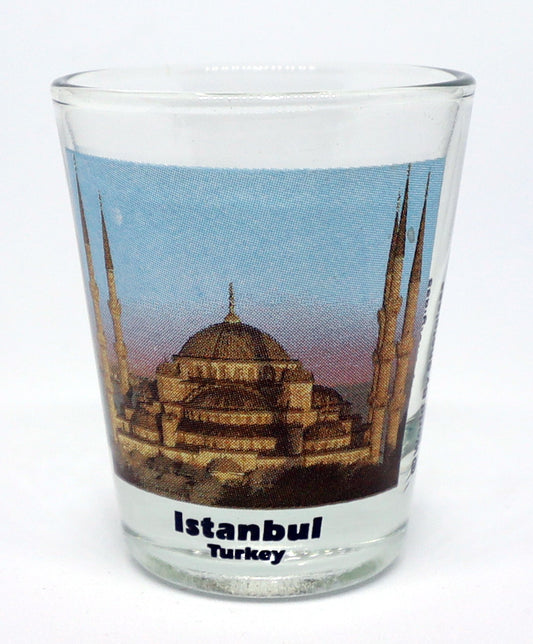 Istanbul Turkey Hagia Sofia Color Photo Shot Glass