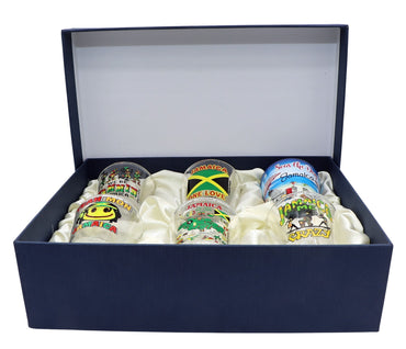Jamaica Souvenir Boxed Shot Glass Set (Set of 6)
