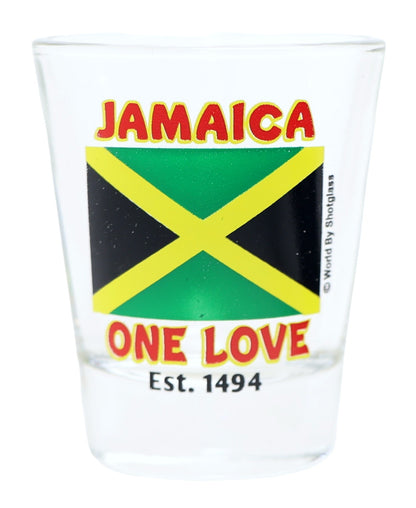Jamaica Souvenir Boxed Shot Glass Set (Set of 6)