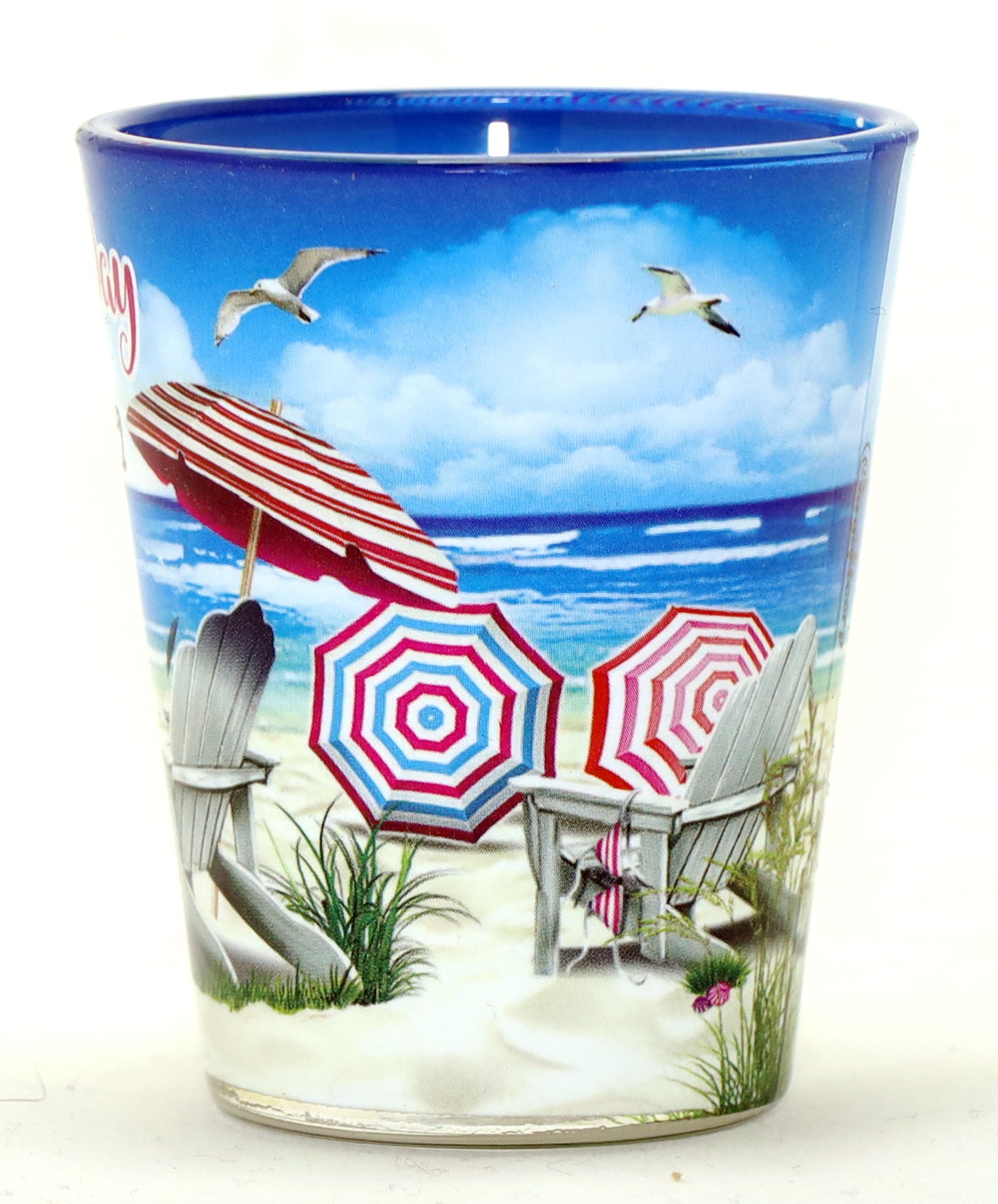 Jamaica Seas Day Umbrellas In and Out Shot Glass