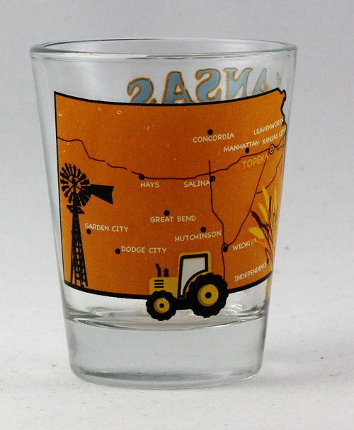 Kansas The Sunflower State All-American Collection Shot Glass