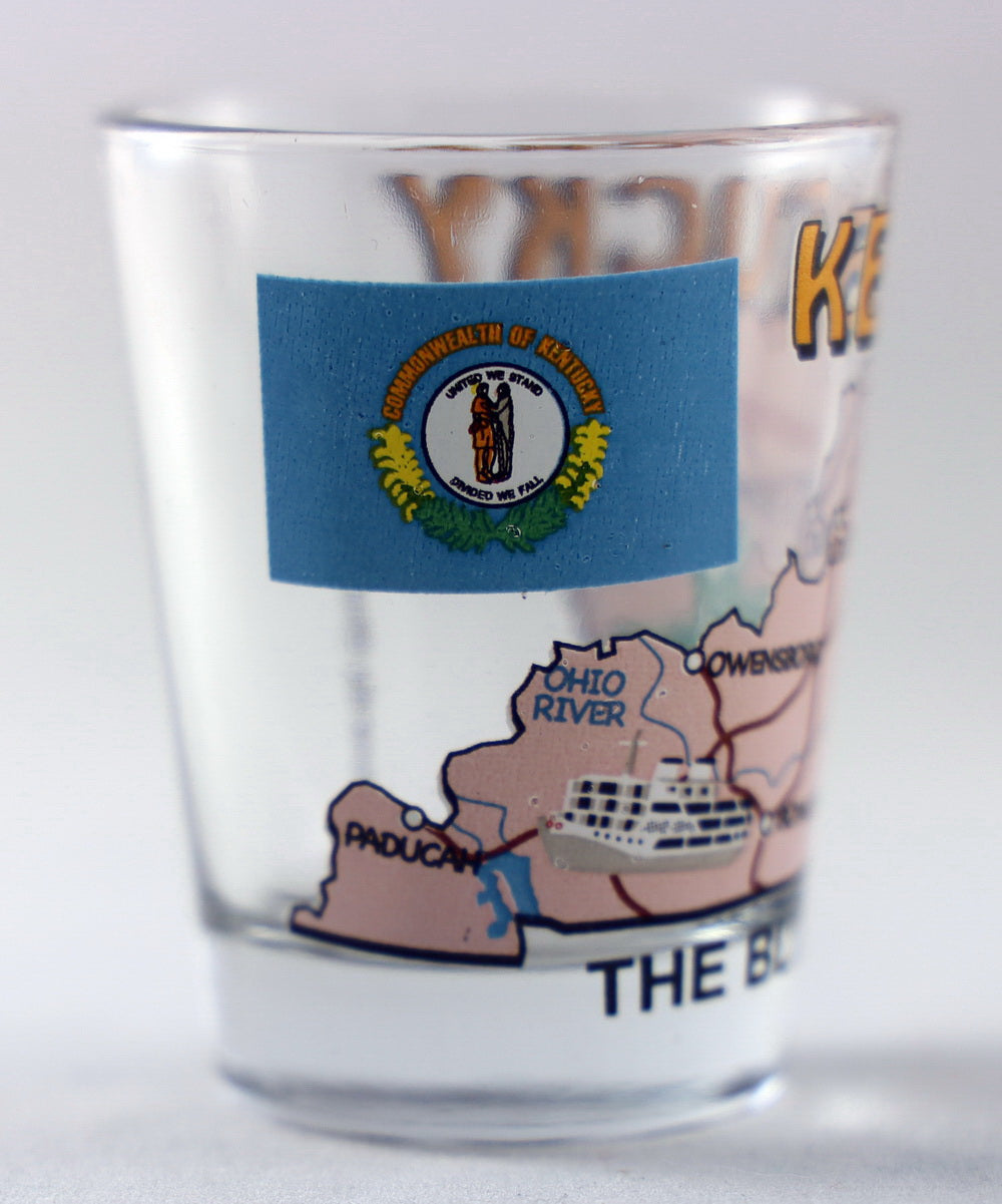 Kentucky The Bluegrass State All-American Collection Shot Glass