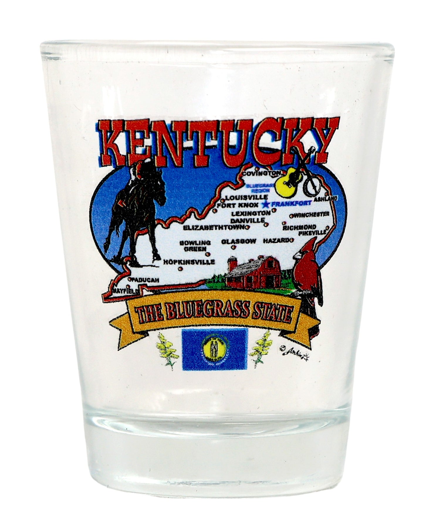 Kentucky United States USA Souvenir Boxed Shot Glass Set (Set of 6)