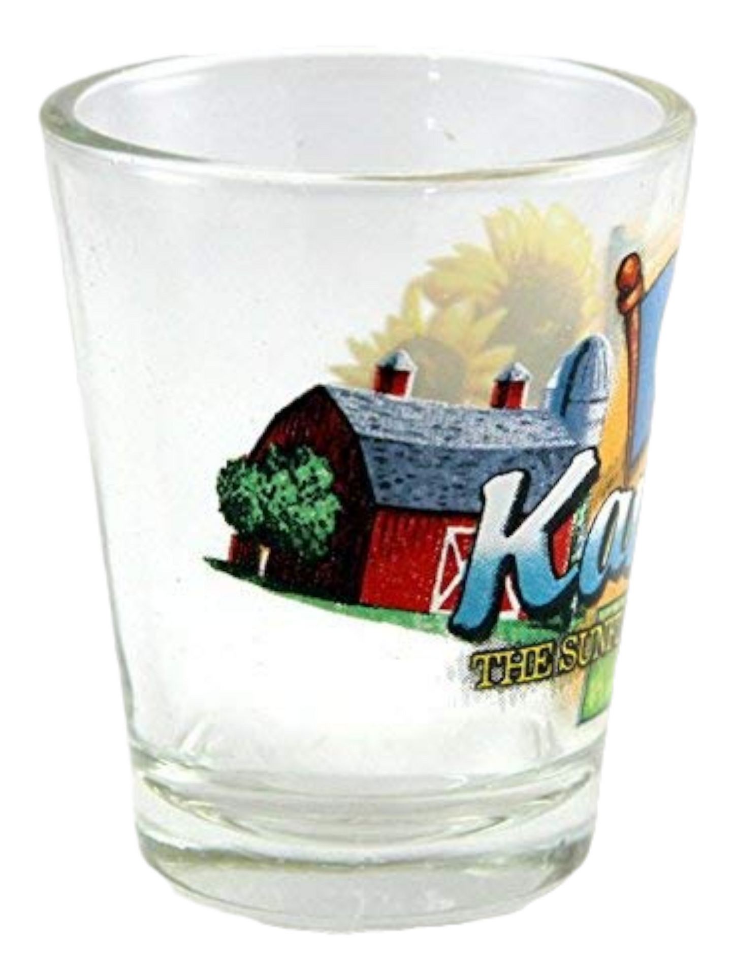 Kansas Sunflower State Elements Shot Glass