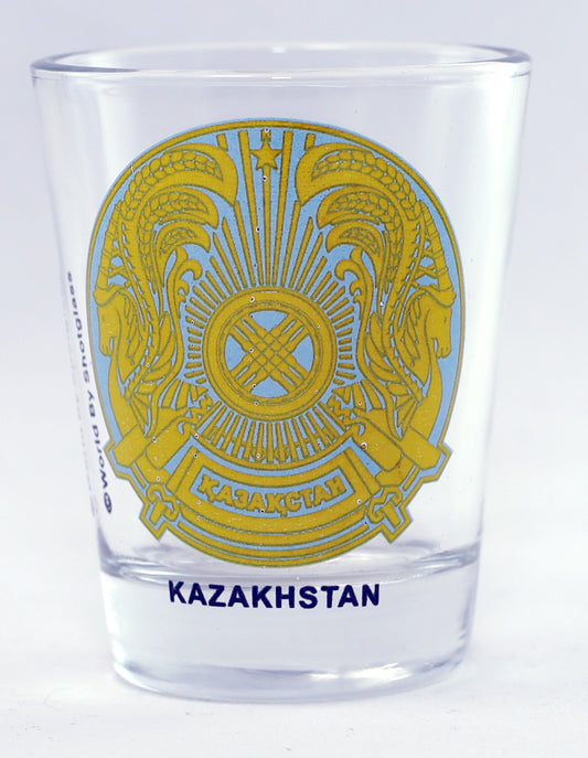 Kazakhstan Coat Of Arms Shot Glass