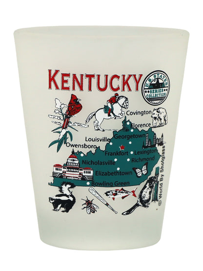 Kentucky United States USA Souvenir Boxed Shot Glass Set (Set of 6)