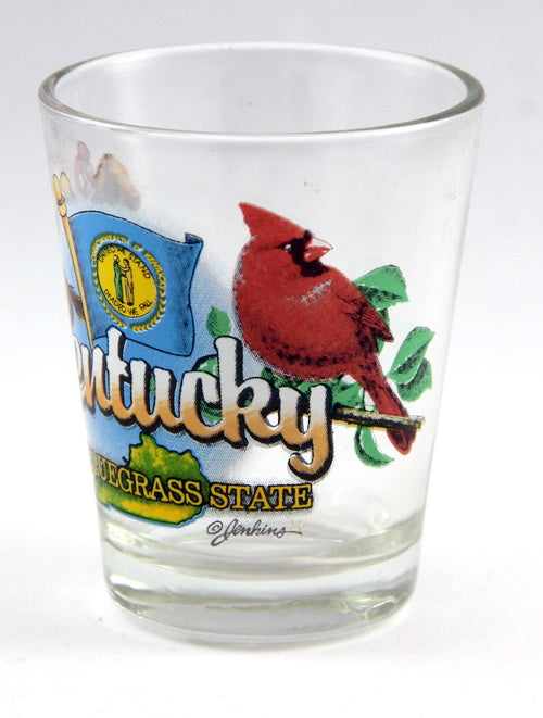 Kentucky Blue Grass State Elements Shot Glass