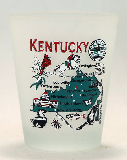 Kentucky US States Series Collection Shot Glass