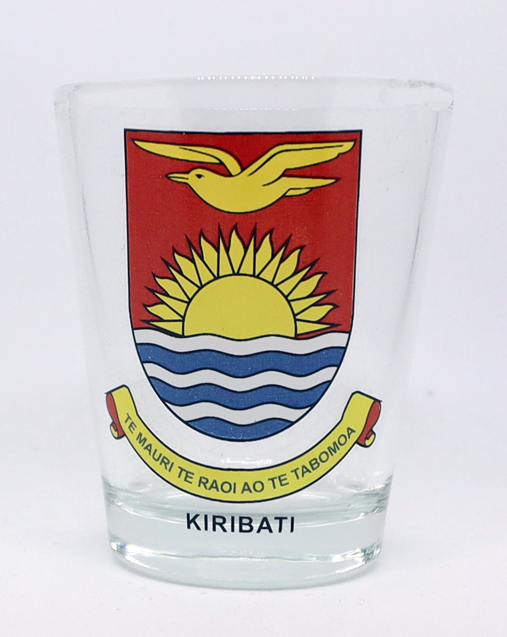 Kiribati Coat Of Arms Shot Glass