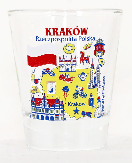 Krakow Poland Great Polish Cities Collection Shot Glass