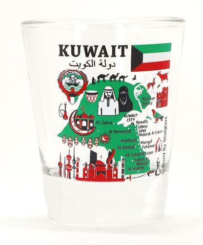 Kuwait Souvenir Boxed Shot Glass Set (Set of 2)
