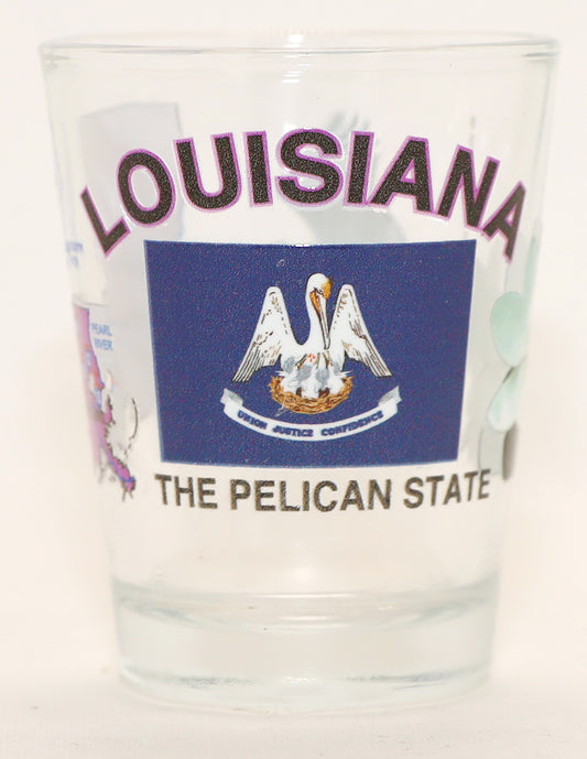 Louisiana The Pelican State All-American Collection Shot Glass