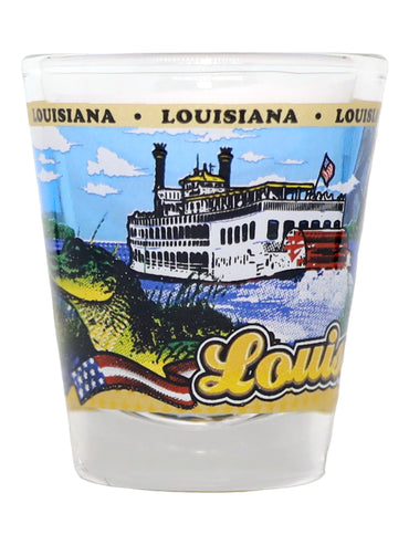 Louisiana State Wraparound Shot Glass