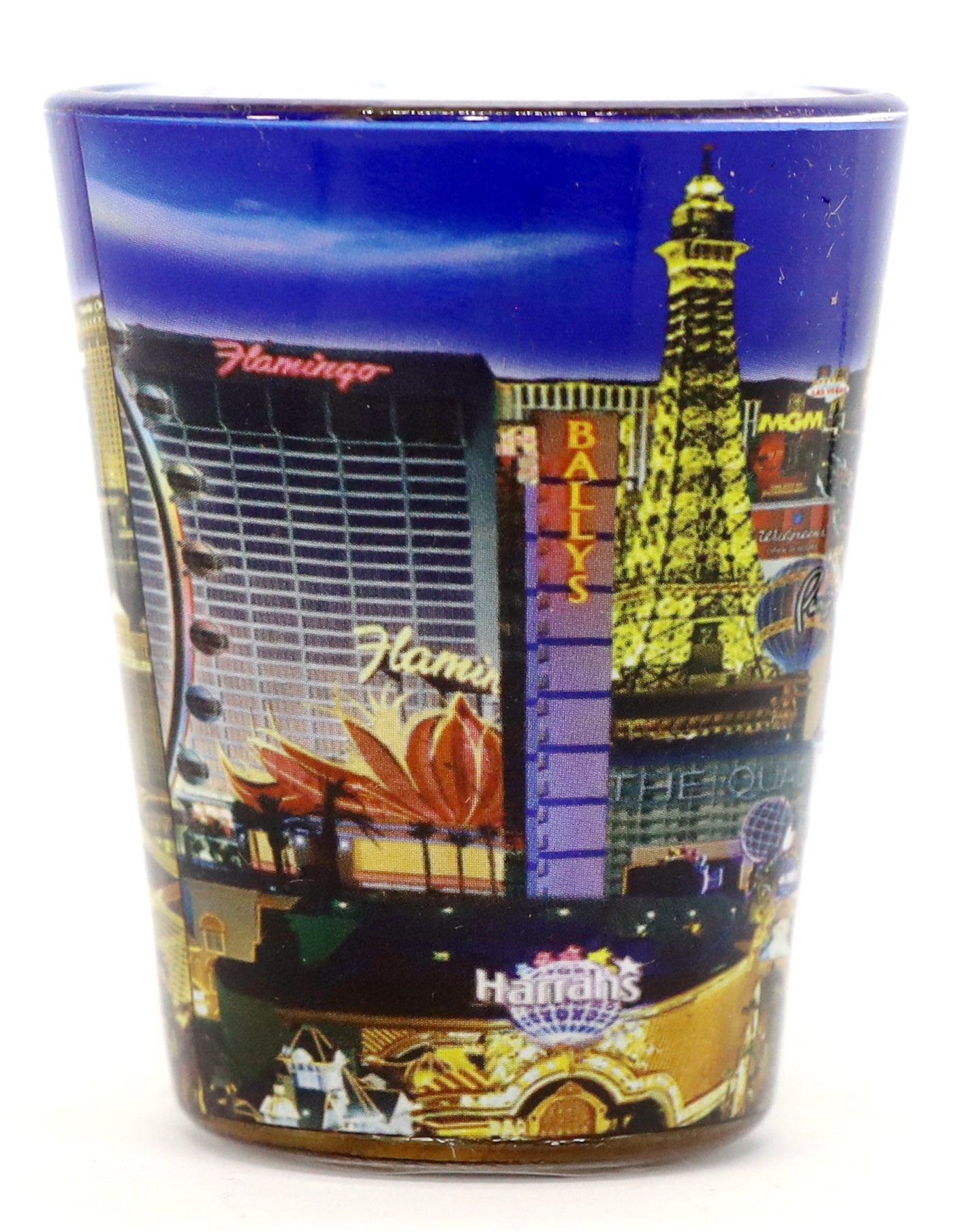 Las Vegas Nevada Blue Strip Shot Glass