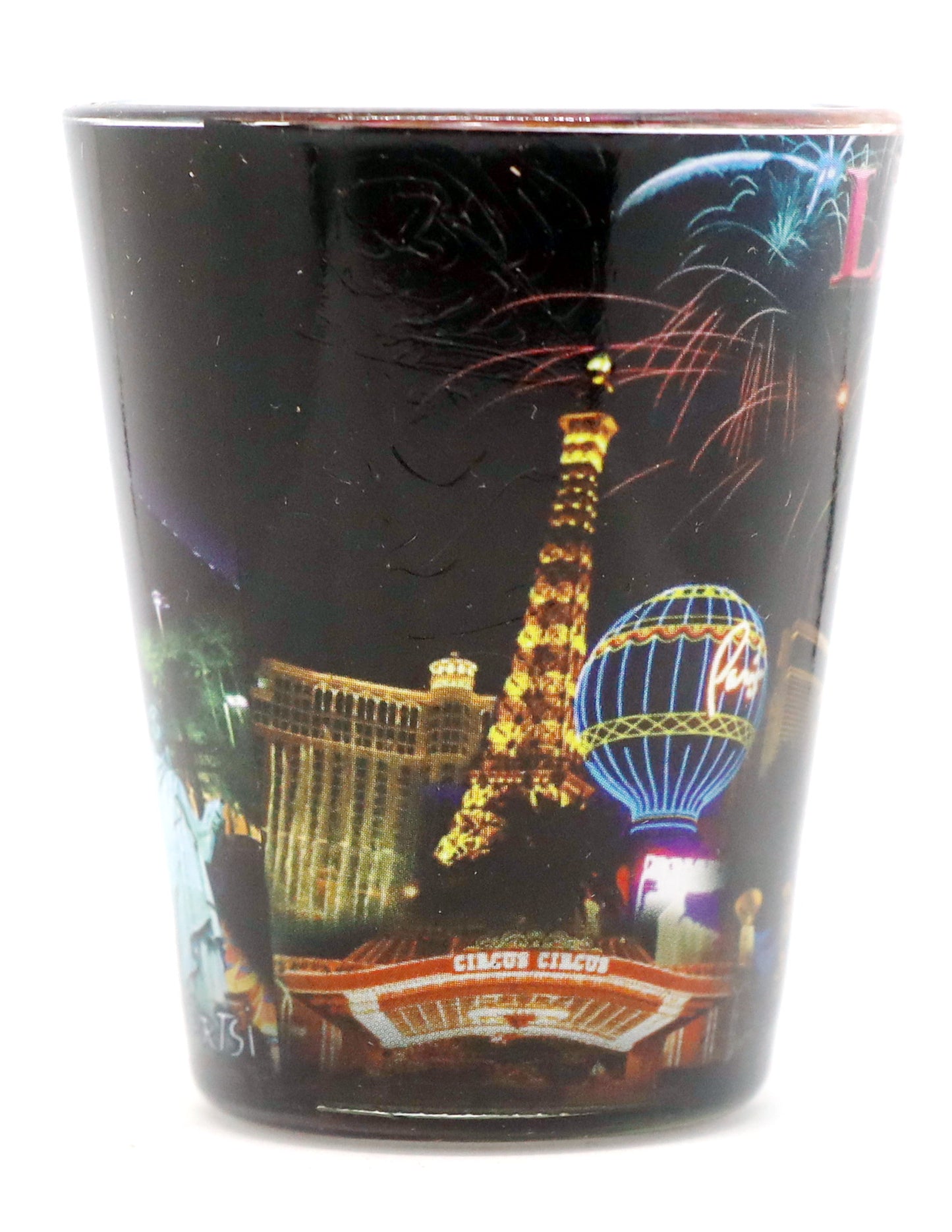 Las Vegas Nevada City Fireworks Shot Glass