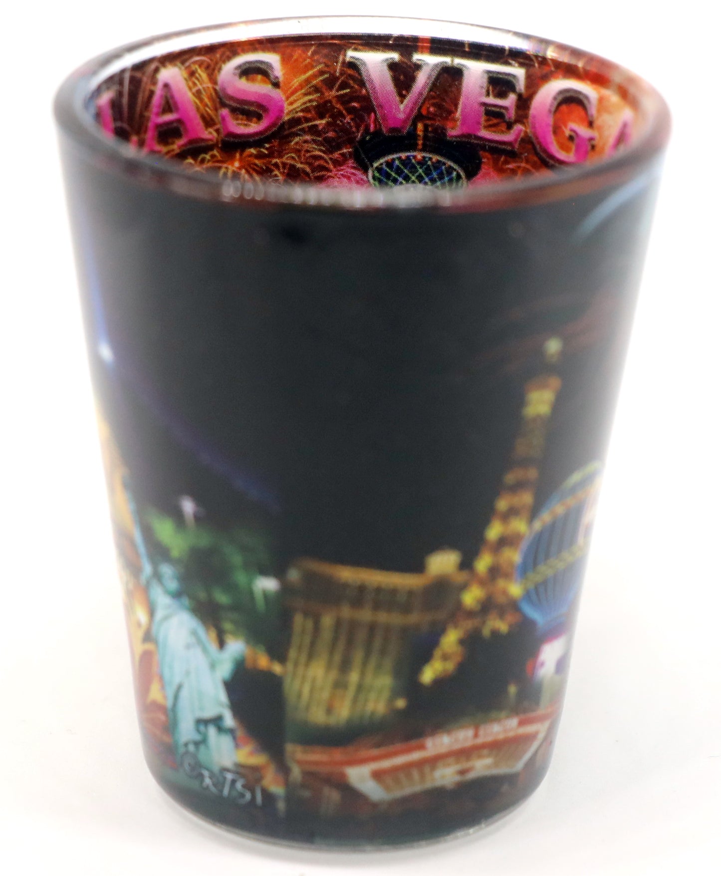 Las Vegas Nevada City Fireworks Shot Glass