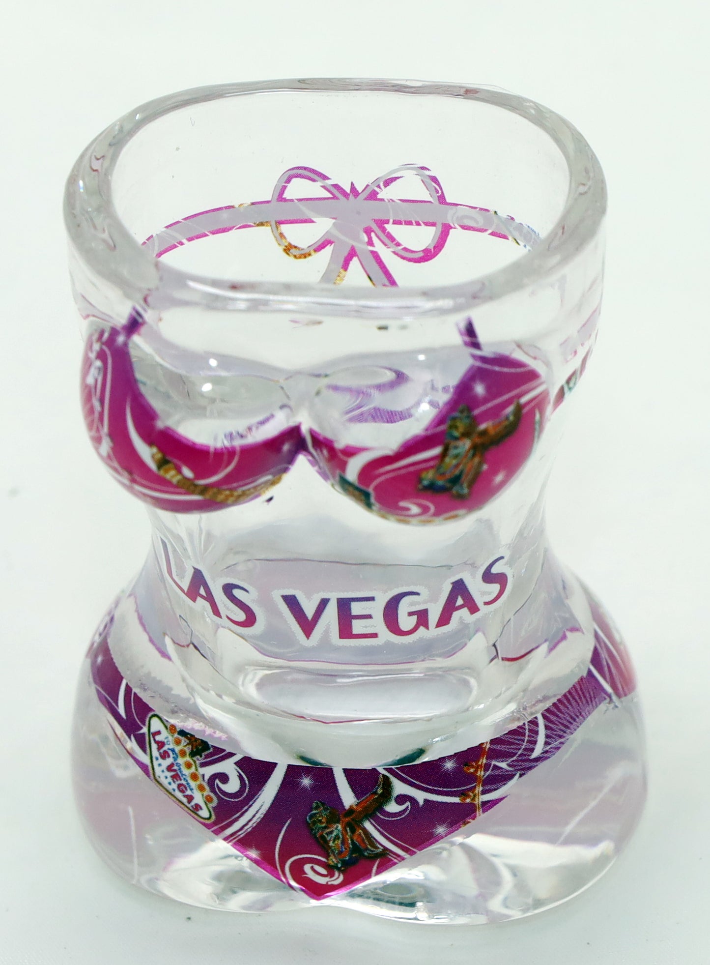 Las Vegas Nevada Full Body Bikini Pink 3D Shot Glass