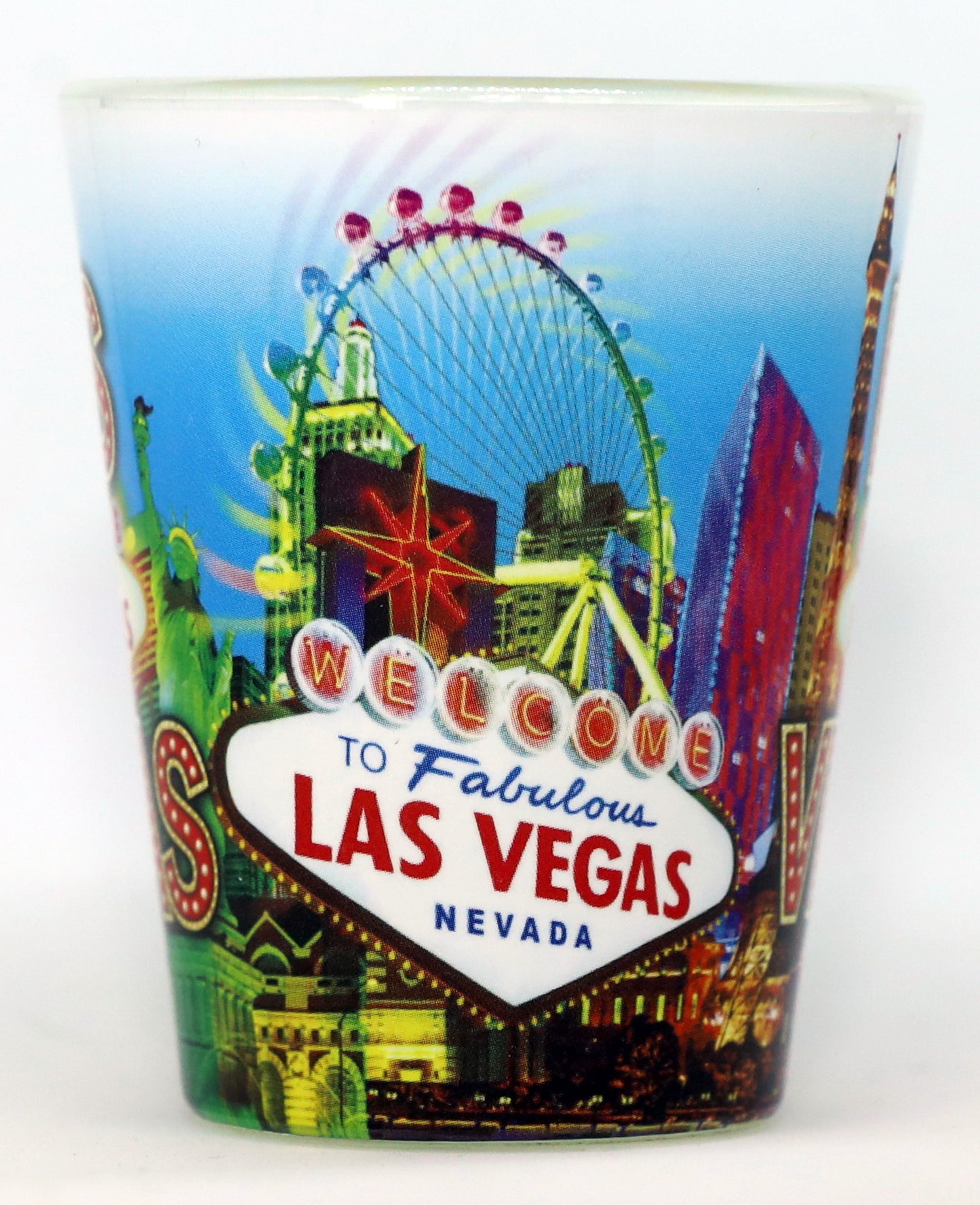 Las Vegas Nevada Stacked Shot Glass