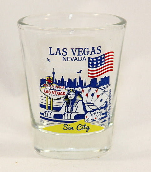 Las Vegas Nevada Great American Cities Collection Shot Glass